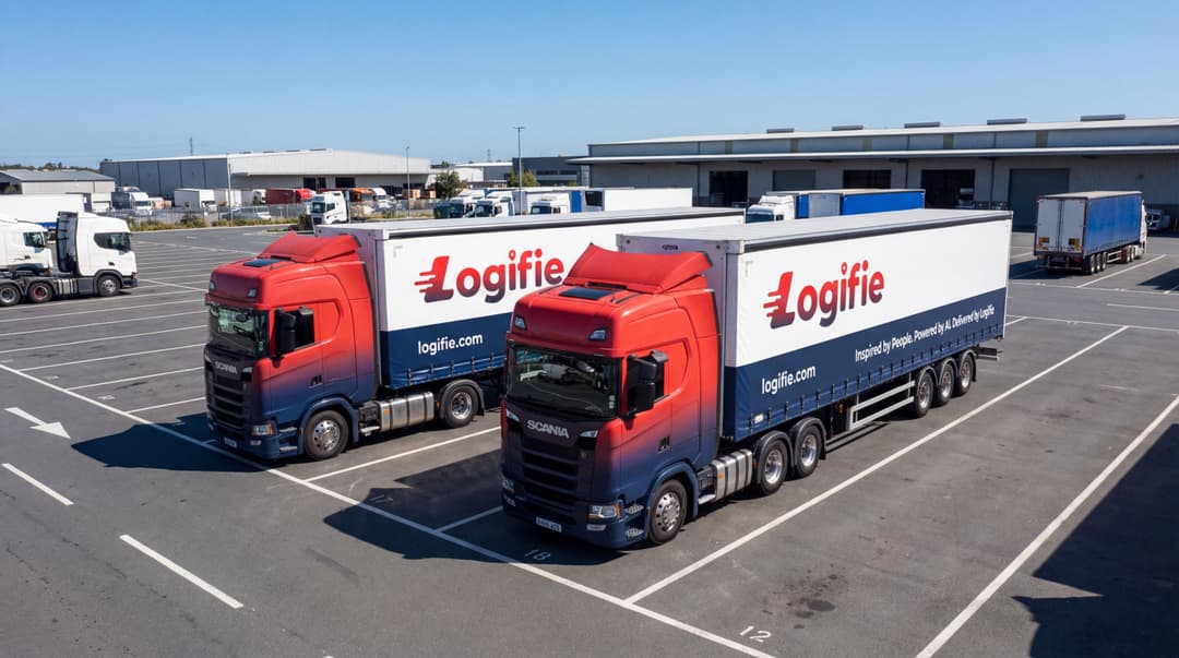 Modern logistics fleet vehicle