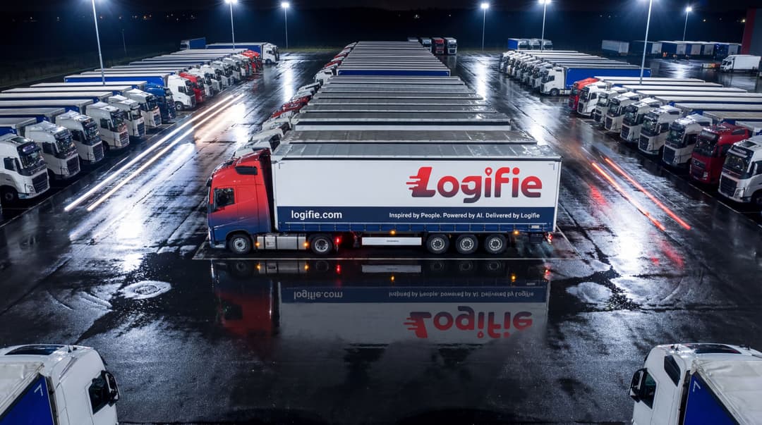 Modern logistics fleet vehicle