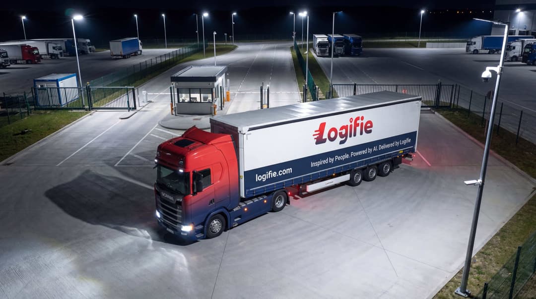 Modern logistics fleet vehicle