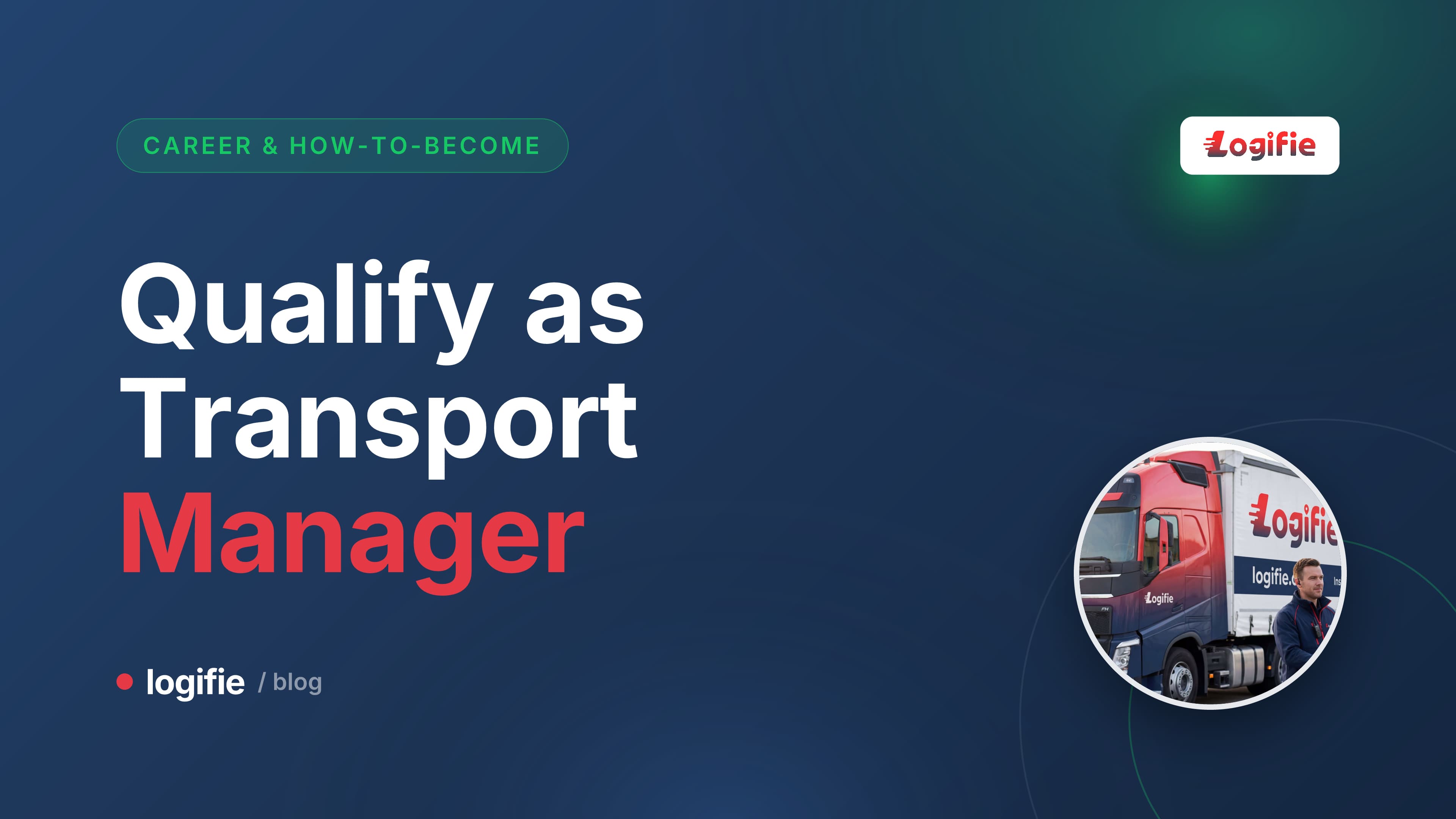 Manager transport la birou, revizuind documente de conformitate, cu o flota de vehicule grele vizibila printr-o fereastra de depozit in fundal