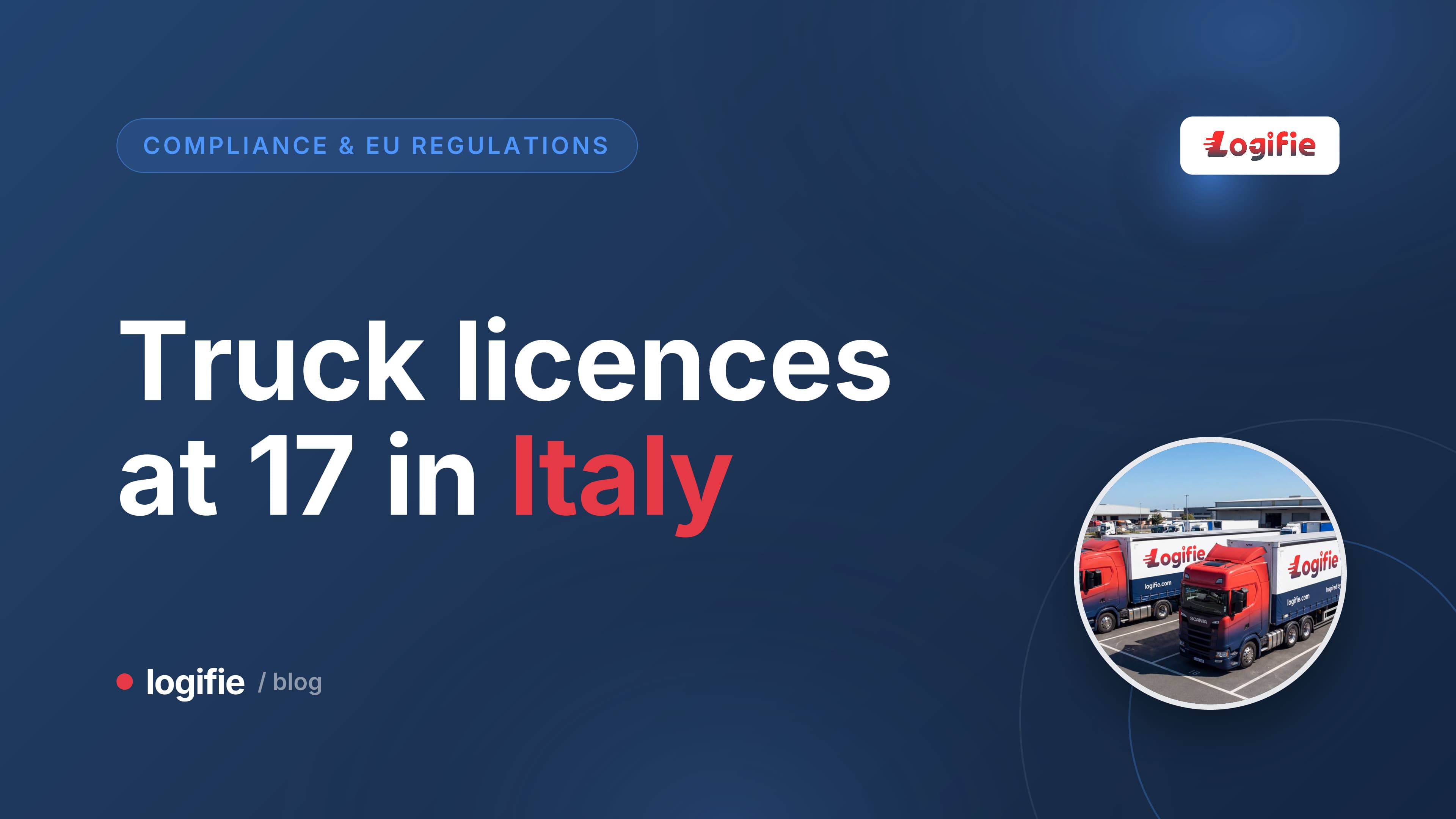 Editorial illustration of a stylised 7.5-tonne rigid lorry beside a stepped progression of licence and qualification stage blocks, with one block left deliberately unfinished, in a matter-of-fact, regulatory, forward-looking mood.