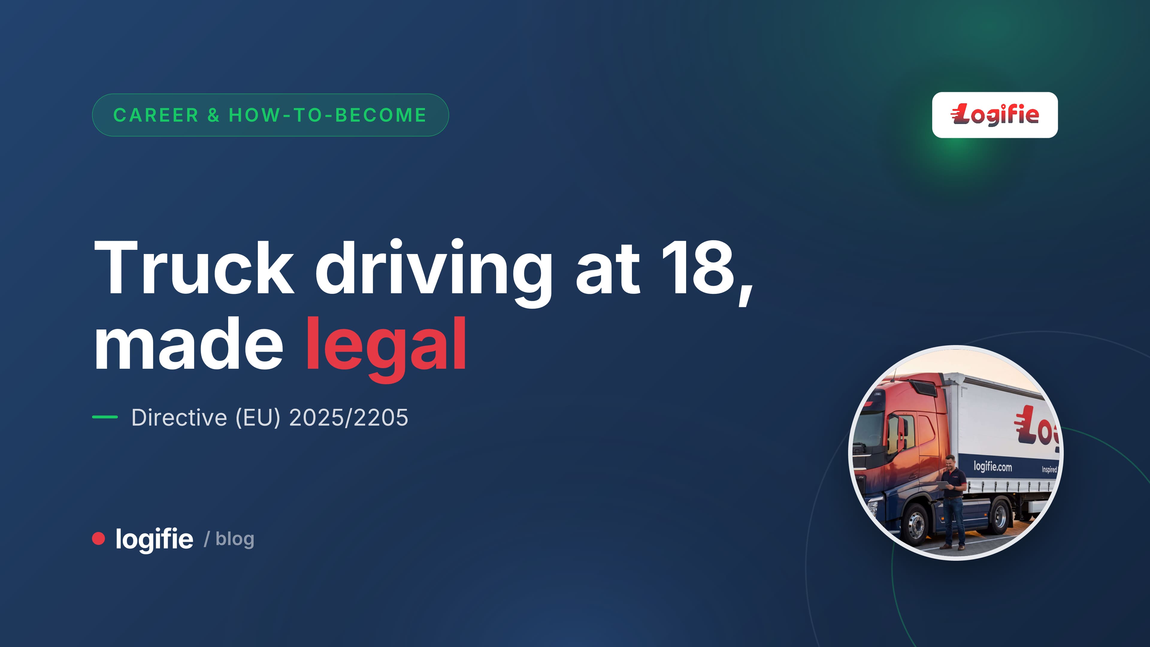 Hand van een jonge vrachtwagenchauffeur naast een EU-categorie C rijbewijs en vakbekwaamheidscertificaat op een dashboard