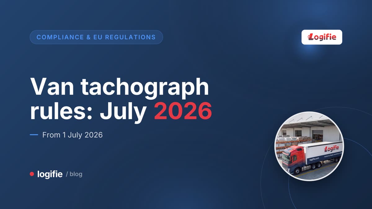 new tachograph regulations july 2026 | michelin... EU extends tachograph rules to vans from July 2026 | Logifie